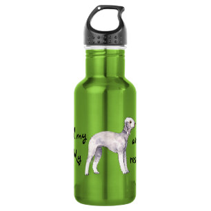 Botella De Agua Rescue Bedlington Terrier