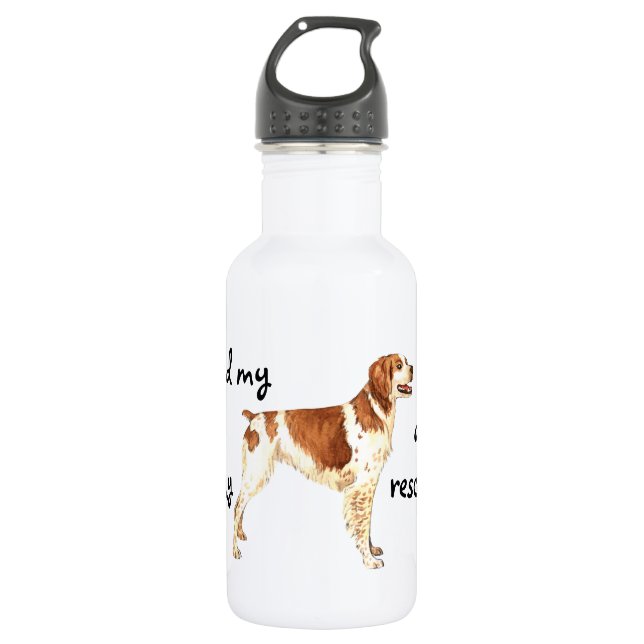 Botella De Agua Rescue Brittany (Anverso)