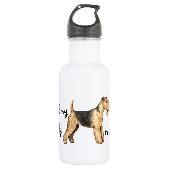 Botella De Agua Rescue Lakeland Terrier (Anverso)