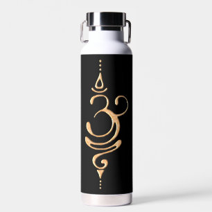 Botella De Agua Respira dorado