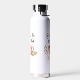 Botella de agua Respira, Paz Afuera