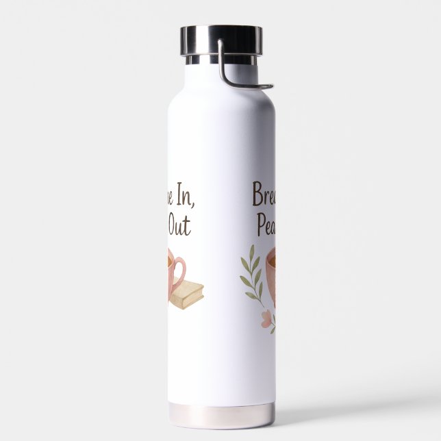 Botella de agua Respira, Paz Afuera (Izquierdo)
