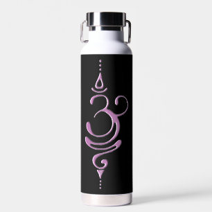 Botella De Agua Respira Rosa