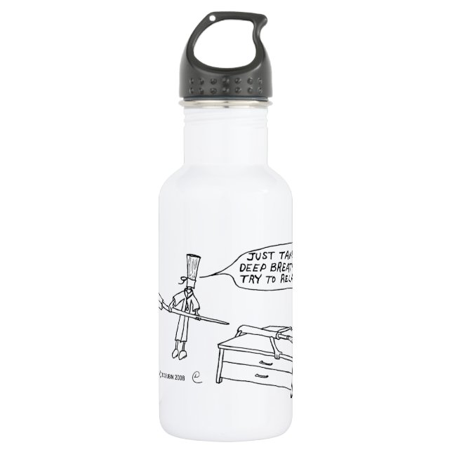 Botella De Agua Respiración profunda (Anverso)