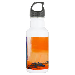 Botella De Agua Resumen de arte
