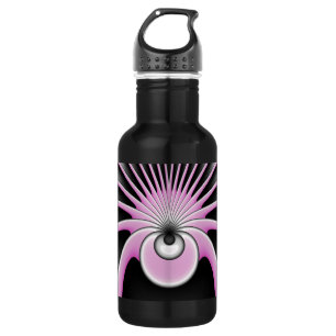 Botella De Agua Resumen moderno Patrón de arte radical loco