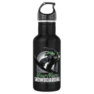 Botella De Agua Retirada personalizada de snowboard
