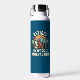 Botella De Agua Retirado Mi Trabajo Es Mojado