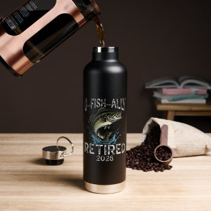 Botella De Agua Retirado O-Fish-Ally 2026 Humor Divertido