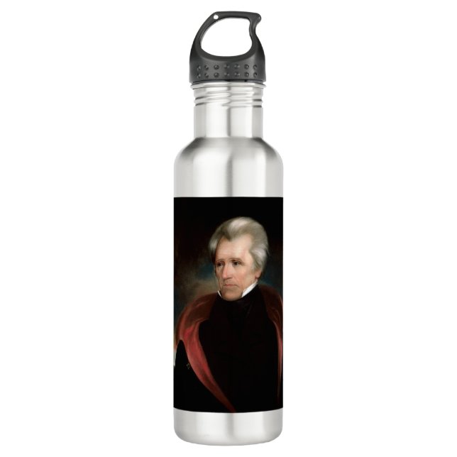 Botella De Agua Retrato de Andrew Jackson (Anverso)