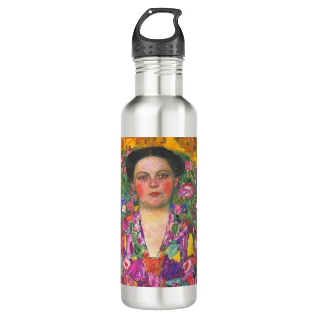 Botella De Agua Retrato de Klimt de Eugenia Primavesi (Anverso)