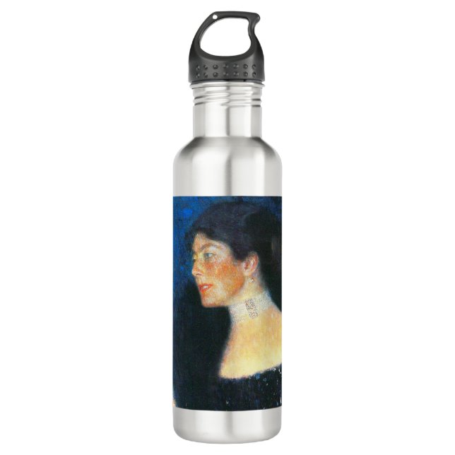 Botella De Agua Retrato de Klimt del Rosa von Rosthorn-Friedmann (Anverso)