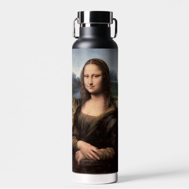 Botella De Agua Retrato de Mona Lisa / Pintura (Delantero)