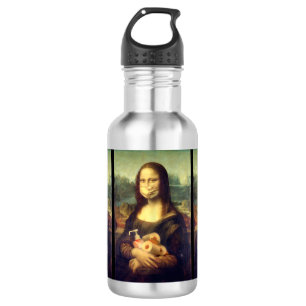 Botella De Agua Retrato de virus Corona