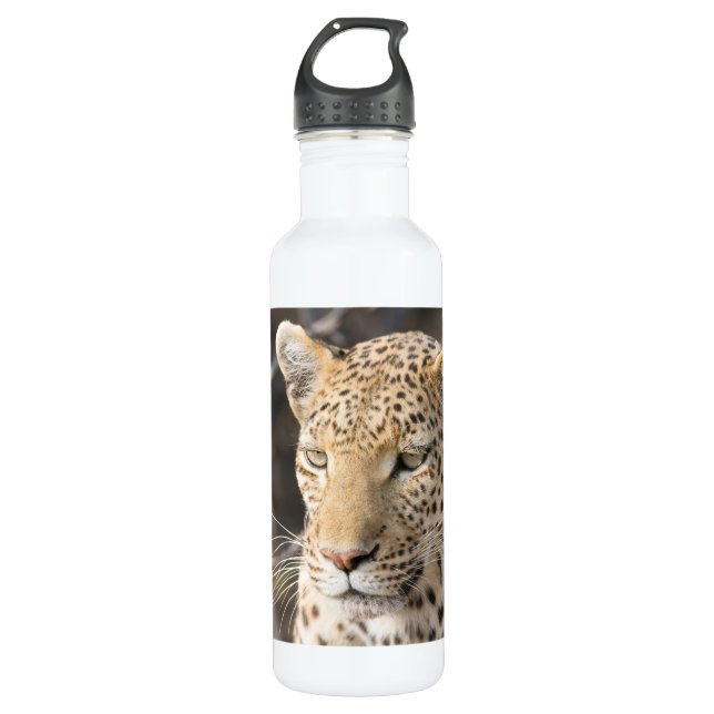 Botella De Agua Retrato leopardo (Anverso)