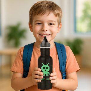 Botella de agua Retro Alien personalizado