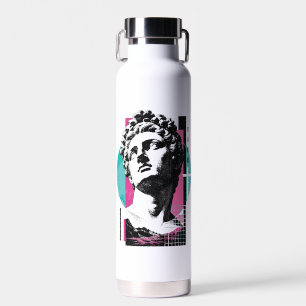 Botella De Agua Retro Brutalista Jesús Estatua Griega Colosenses 2