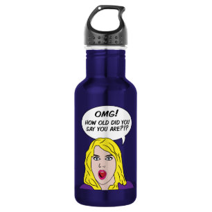 BOTELLA DE AGUA RETRO COMICS