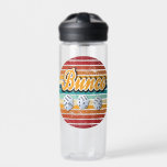 Botella De Agua Retro dados Bunco<br><div class="desc">Diseño divertido para los jugadores de Bunco. Aspecto retro y vintage con un diseño colorido. Tres dados afortunados del bunco para mantener las cosas en marcha. Te deseo mucho de Bunco. Perfecto para la noche del partido o para salir con otros jugadores.</div>