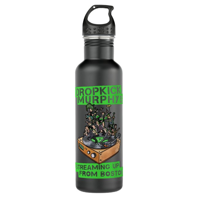 Botella De Agua Retro Dropkick Murphys Streaming Up From Boston 20 (Anverso)