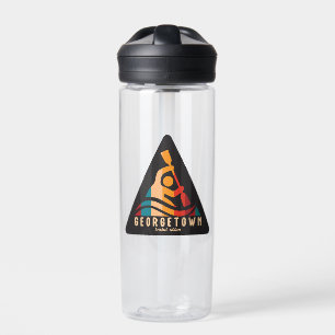 Botella De Agua Retro Georgetown Kayaking