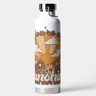 Botella De Agua Retro Groovy   Eres mi Sunshine