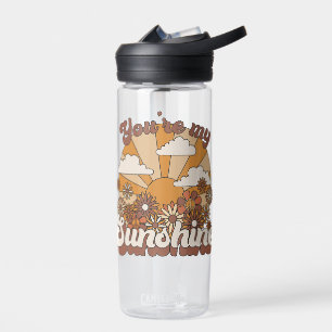 Botella De Agua Retro Groovy Eres mi Sunshine