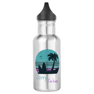Botella De Agua Retro Sunset - Lo siento, estoy ocupado