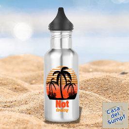 Botella De Agua Retro Sunset - No hoy