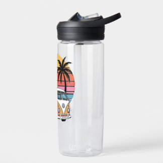 Botella De Agua Retro Surf Van Sunset Vibes