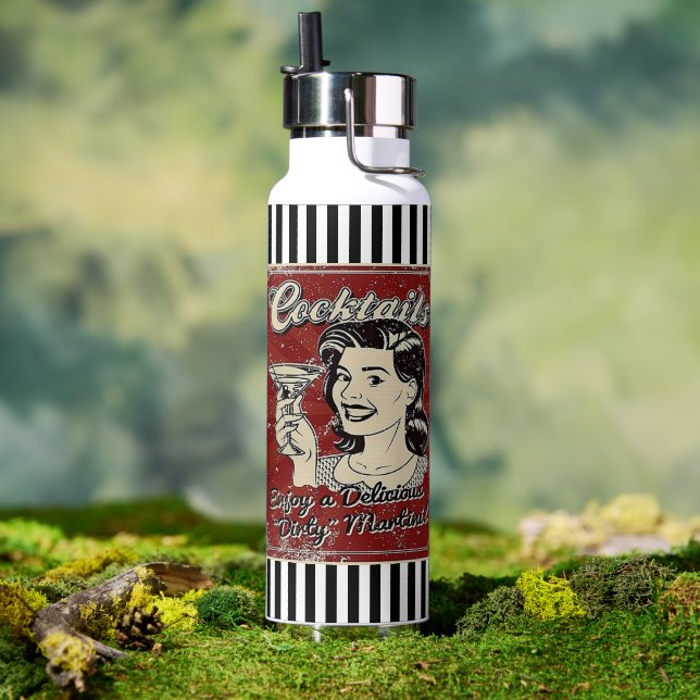 Botella de agua Retro Thor (Exterior)