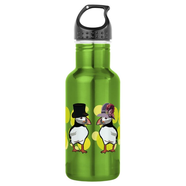 Botella De Agua Reunión de Puffins (Anverso)