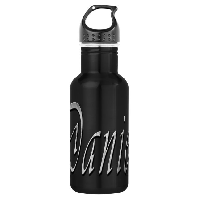 Botella de agua reutilizable para niños Daniel, no (Anverso)