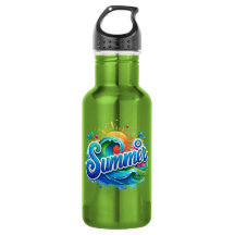 Botella de agua reutilizable Summer Waves