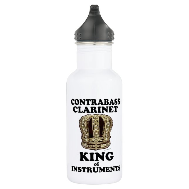 Botella De Agua Rey de instrumentos del Clarinete de Contrabass (Derecha)