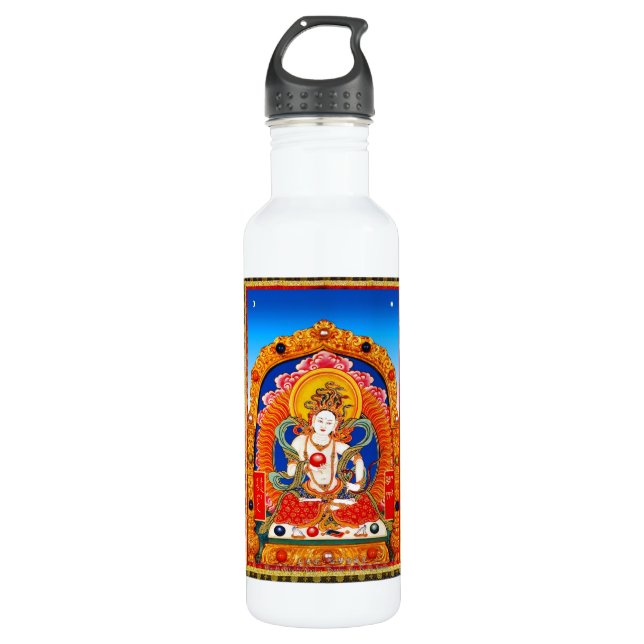 Botella De Agua Rey tibetano fresco Bodhisattva del dragón del (Anverso)