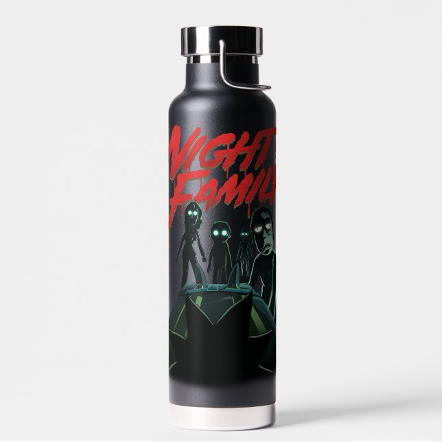 Botella De Agua RICK AND MORTY™ | Familia nocturna (Izquierdo)