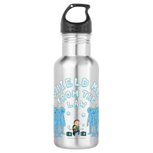 Botella De Agua RICK AND MORTY™ Protegerme De La Ley