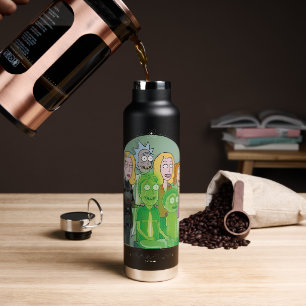 Botella De Agua Rick y Morty Family Graphic