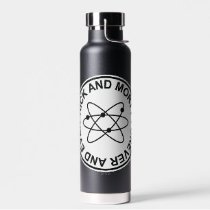 Botella De Agua Rick y Morty para siempre y siempre atómico Badge