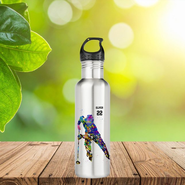 Botella De Agua Ringette Player (Subido por el creador)