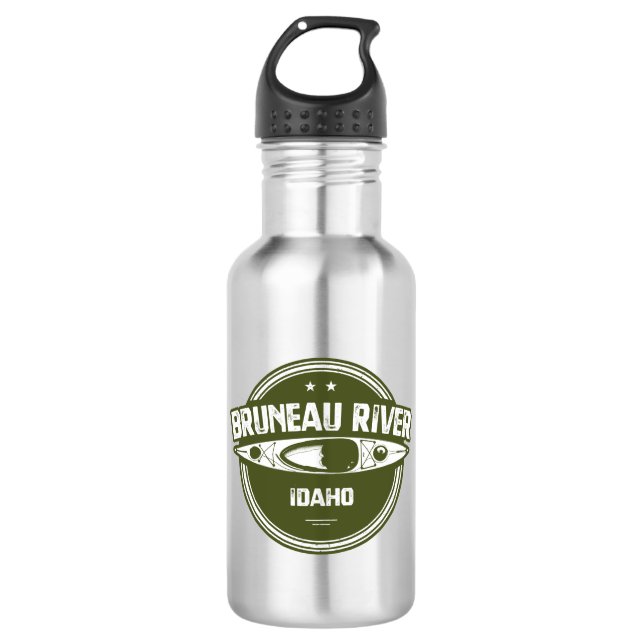 Botella De Agua Río Bruneau Idaho Kayaking (Anverso)
