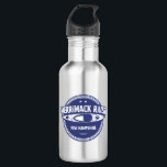 Botella De Agua Río Merrimack New Hampshire Kayak<br><div class="desc">El río Merrimack comienza en el centro de New Hampshire y viaja 185 millas al sur hasta llegar al océano Atlántico en Newburyport,  Massachusetts,  y tiene muchas oportunidades de hacer kayak y paddling.</div>