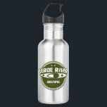 Botella De Agua Río Verde Arizona Kayak<br><div class="desc">El río Verde Wild and Scenic fluye a través de las áreas silvestres de Mazatzal y Cedar Bench,  al sur de Camp Verde,  Arizona,  y es un centro recreativo y de remo.</div>