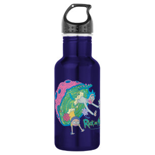 Botella De Agua RIQUEZA Y MORTY™ Abandonar el portal infectado