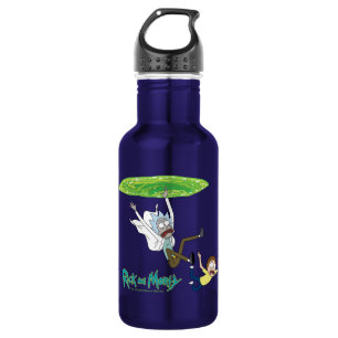 Botella De Agua RIQUEZA Y MORTY™  Fuera Del Portal