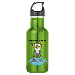 Botella De Agua RIQUEZA Y MORTY™  Pickle Rick Toilet Mech