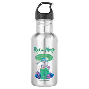 Botella De Agua RIQUEZA Y MORTY™ Rescate de portal