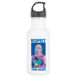 Botella De Agua RIQUEZA Y MORTY™ Respete sus engranajes