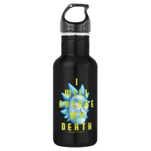 Botella De Agua RIQUEZA Y MORTY™ Venceré mi muerte
